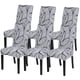 thumbnail image 1 of Set Fundas para Sillas de Comedor Searchi Gris Loto Blanco, 1 of 3