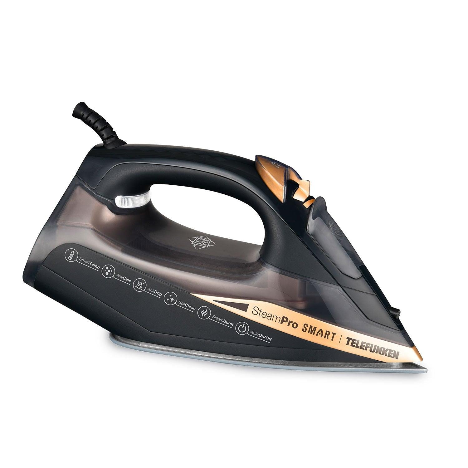 Plancha A Vapor Telefunken Steampro Smart Negro Negro