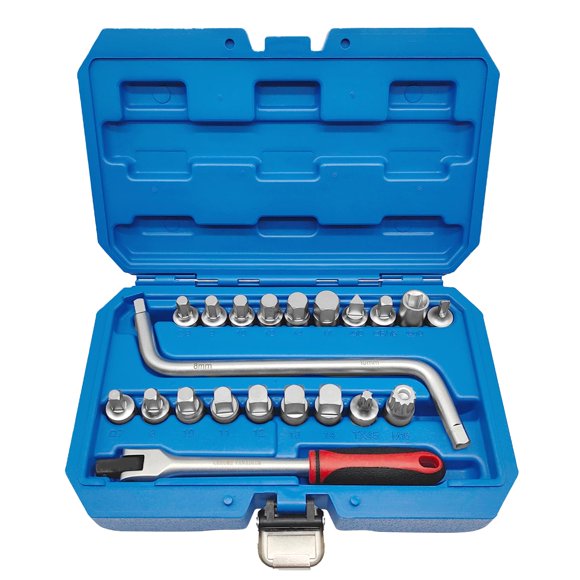 Kit de reparación automotriz JEUCLEL, 21 unidades, sumidero de drenaje de aceite 3/8