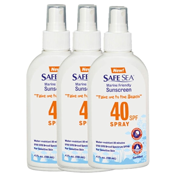 Protector solar seguro contra picaduras de medusas marinas, SPF 40, 120 ml