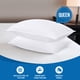 thumbnail image 2 of Juego de 2 almohadas de cama Utopia Bedding, tamaño queen, microfibra, color blanco, 2 of 8