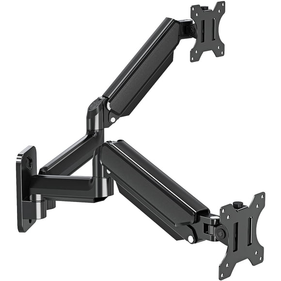 Soporte de pared para dos monitores ErgoFocus para pantallas de 13 a 32 pulgadas