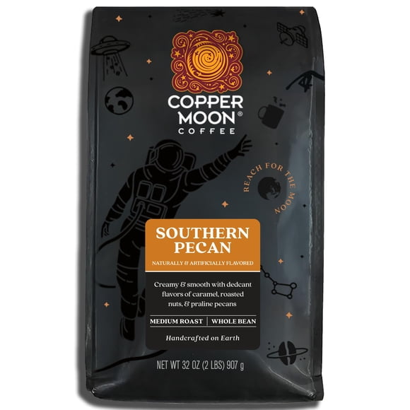 Café Copper Moon tostado medio en grano 907 g sabor Southern Pecan