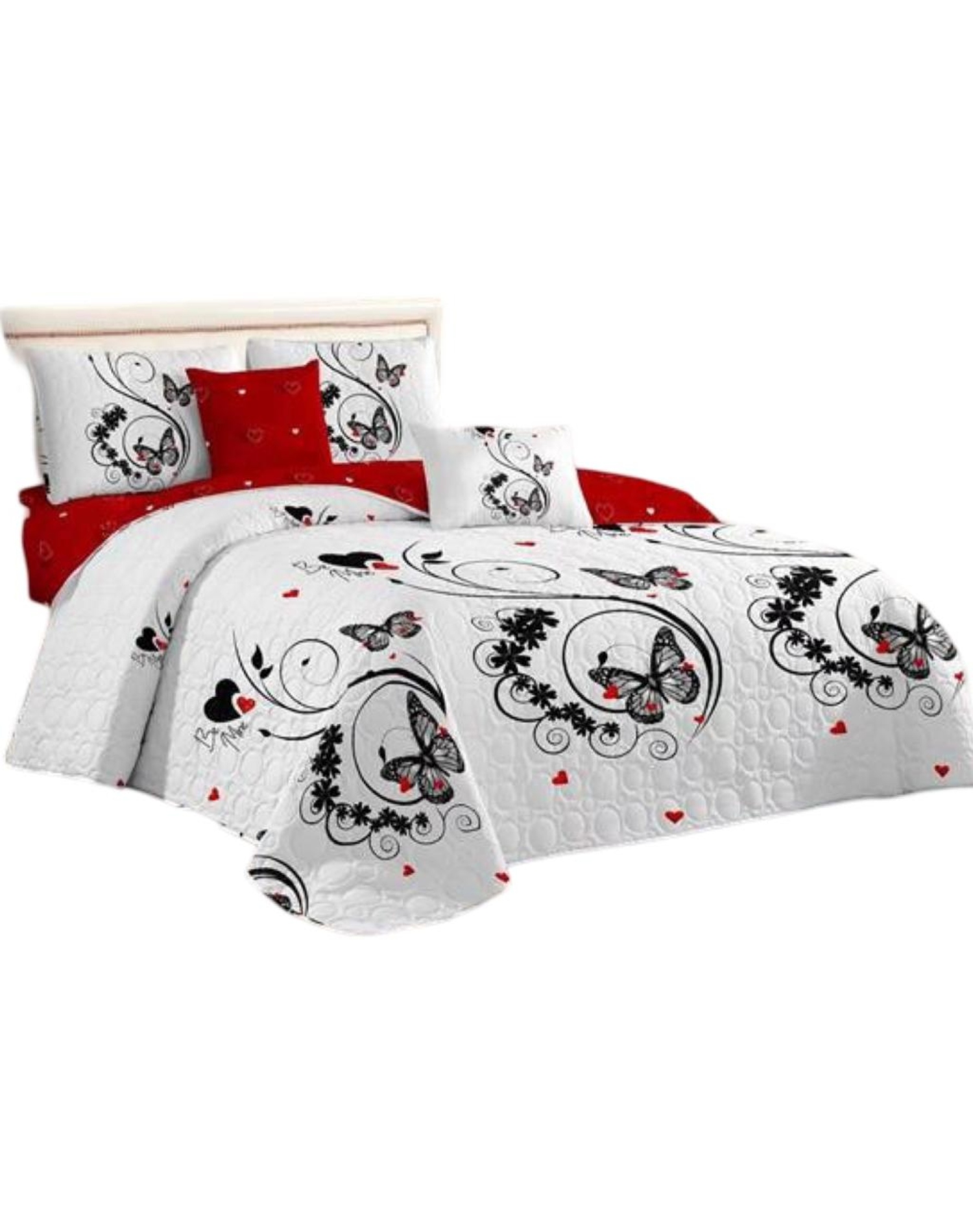 Genérico - Cubrecama Quilt 2 Plazas+2 Fundas Verano Fresco 13N67