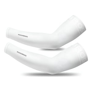 Mangas Rockbros Ciclismo, Deportes, Manejo, Uv400 Manguillas Blanco Liso Xt056W S