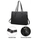 thumbnail image 5 of Bolso para portátil de 15,6 pulgadas para mujer, bolso de mano para ordenador, maletín de oficina para negocios, 5 of 5
