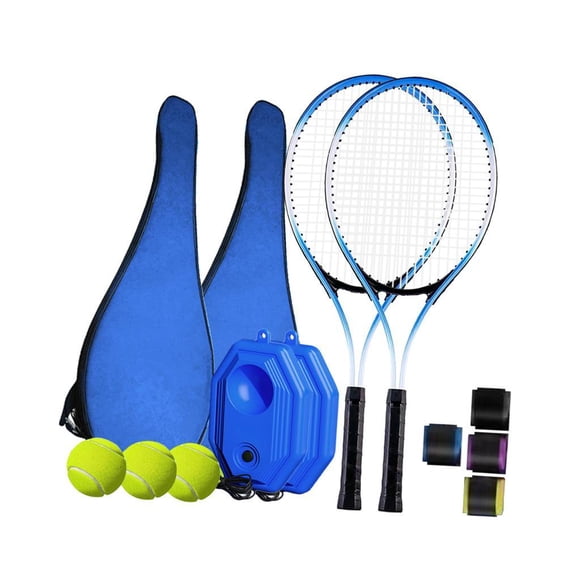 Juego de rebotes de tenis con pelota de tren de tenis, práctico profesional, autoejercicios de entrenamiento en solitario para principiantes en juegos Estilo E