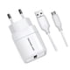 thumbnail image 1 of Cargador De Pared Con Cable Micro Usb 2.4a Certificado - Sc, 1 of 3