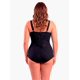 thumbnail image 5 of Samia Traje de Baño Mujer Reductor Modelador Negro Una Pieza Corset Ajustable UV50+ Talla XL, 5 of 6