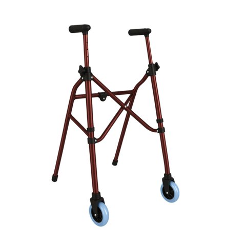 Glomed - Andador De Aluminio Compacto Con Ruedas