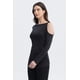 thumbnail image 2 of Polera Mujer Aplicación Nudo Hombro Negro, 2 of 4