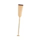 thumbnail image 4 of Remo de canoa de madera, remo de barco, mango ergonómico sin tratar, remos resistentes, decoración de madera para accesorios de barcos al aire libre, 120 centímetros, 4 of 5