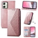 thumbnail image 5 of Funda Flip FOXDOCK para Motorola Moto G54 , Estilo Billetera con Diseño Rombo, Correa de Mano y Soporte, Uso Diario, 5 of 6
