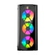thumbnail image 3 of Gabinete Gamer Morpheus JX188-17 Black Incluye 4 Fan RGB, 3 of 8
