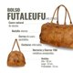 thumbnail image 5 of Bolso de Viaje en Cuero Natural Futaleufu OLKI - Café, 5 of 5