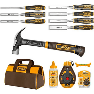 Genérico - Set De Herramientas De Carpintería Industrial 10 Pzs Ingco