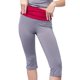 thumbnail image 1 of Jess de Meiko Leggings Capri Athleisure Casual con Cintura Plegable en Contraste para Mujer Gris Oscuro y Rojo S, 1 of 5