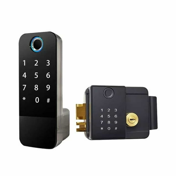 Cerradura Digital Huella Bluetooth Exterior Un Lector