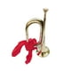 thumbnail image 5 of Cobre y latón Bugle Marching Bugle Instrumento de música con boquilla Scouting Trompeta Bugle Trompeta de caballería para principiantes Adultos , Dorado, 5 of 5