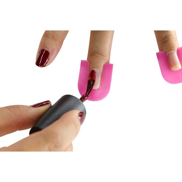 Plantillas Reutilizables para Esmalte de Uñas CreaClip 26 Piezas