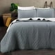 thumbnail image 1 of Cubrecama Y Fundas Con Pompon Dos Plazas Dormitorio gris 2 plazas, 1 of 3
