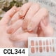 thumbnail image 2 of Y2K Spring Summer 3D Nail Strips Glossy Nail Strips Fashion Full Wraps Nail Polish Sticker Self Adhesive Nail Art Decal Strip For Women Nail Art DIY, 2 of 2