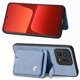 thumbnail image 2 of Funda Billetera Tejida para Xiaomi 13 con Soporte y Tarjetero Azul, 2 of 4