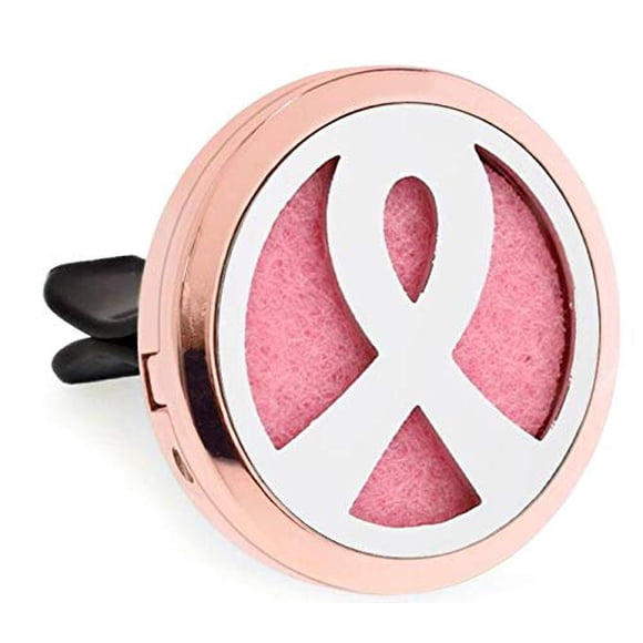 Difusor para rejilla de ventilación del auto Aromabug Rose Gold de acero inoxidable