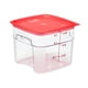 thumbnail image 2 of Recipiente Graduado Cuadrado Policarbonato 6 Litros. Con Tapa Roja, 2 of 4