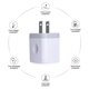 thumbnail image 4 of Cargador de pared USB GiGreen, paquete de 3, doble puerto, 5 V 2,1 A, 4 of 8
