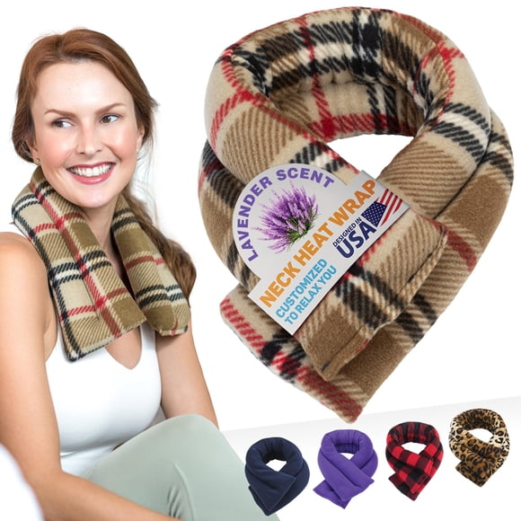 Almohadilla térmica SunnyBay, apta para microondas, cuello y hombros