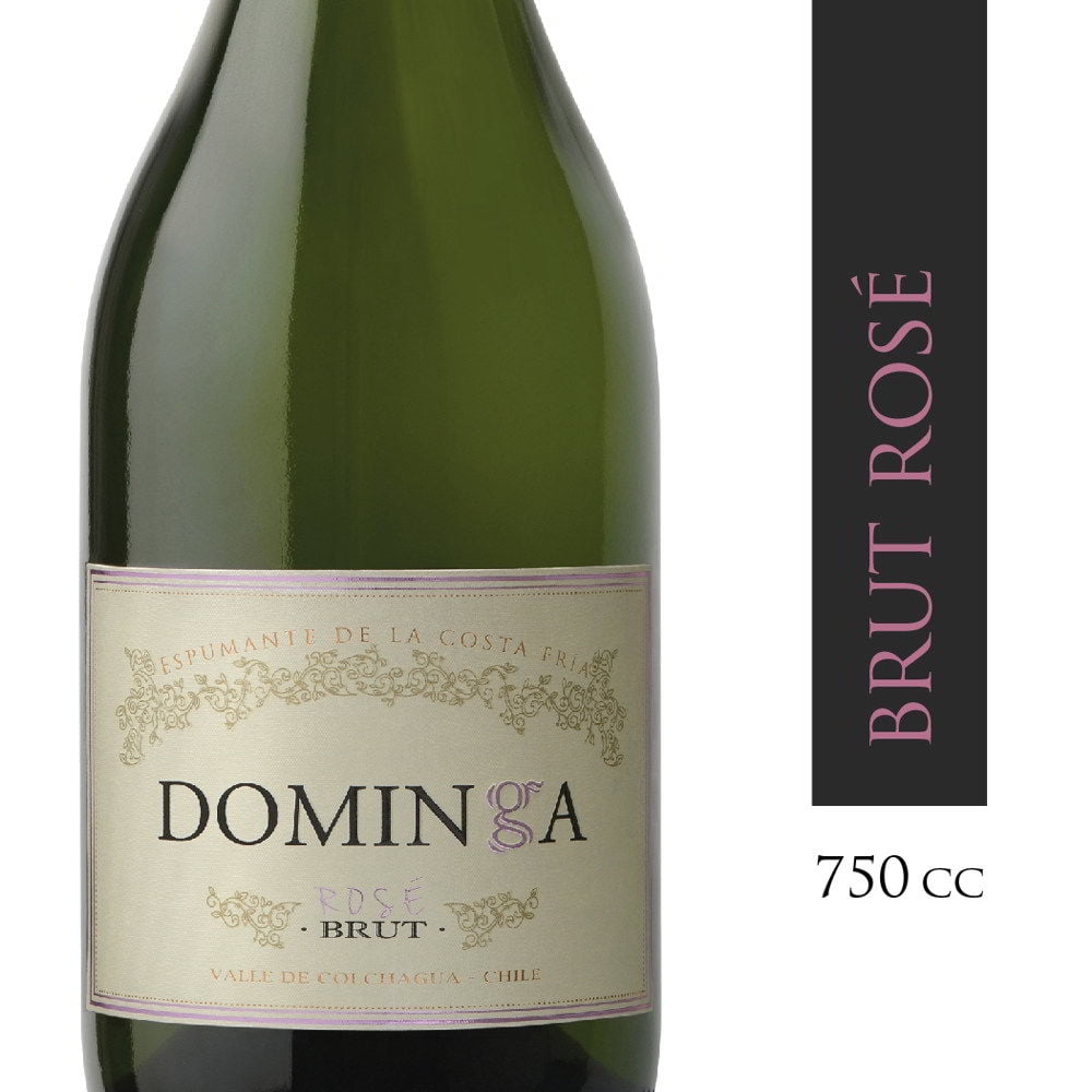 Espumante Brut Rosé 12,5° Botella 750 cc Doña Dominga
