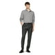thumbnail image 3 of Polo De Manga Larga Para Hombre Corte Regular Gris, 3 of 3