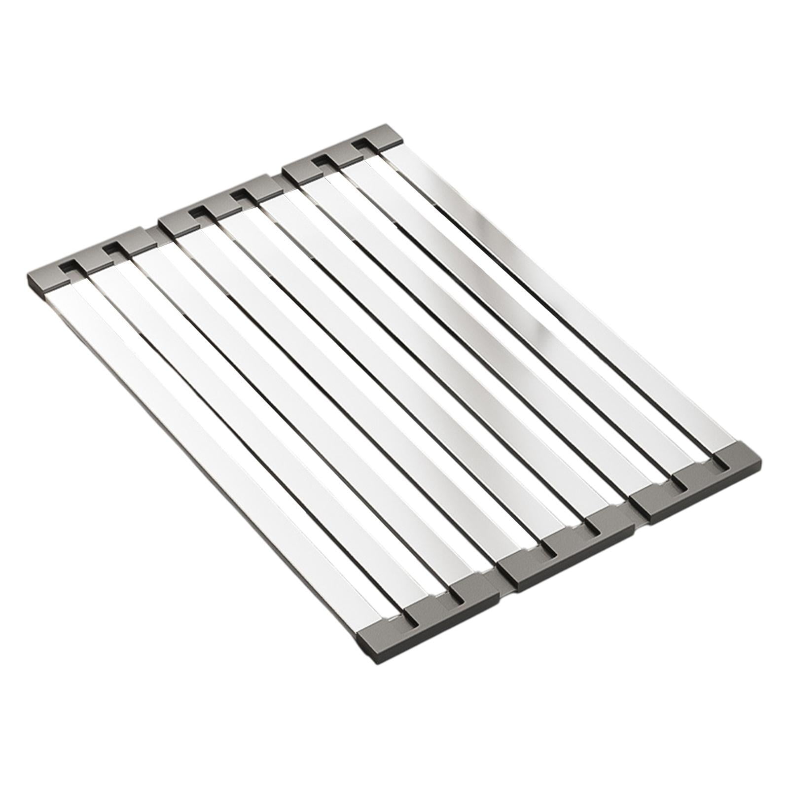 Magideal - Rejilla Para Secar Platos, Rejilla Para Escurrir Para Fregadero De Cocina, Rejilla Para Secar Fregadero, Escurridor De Platos Plegable Para Tazas De 45cm X 325cm