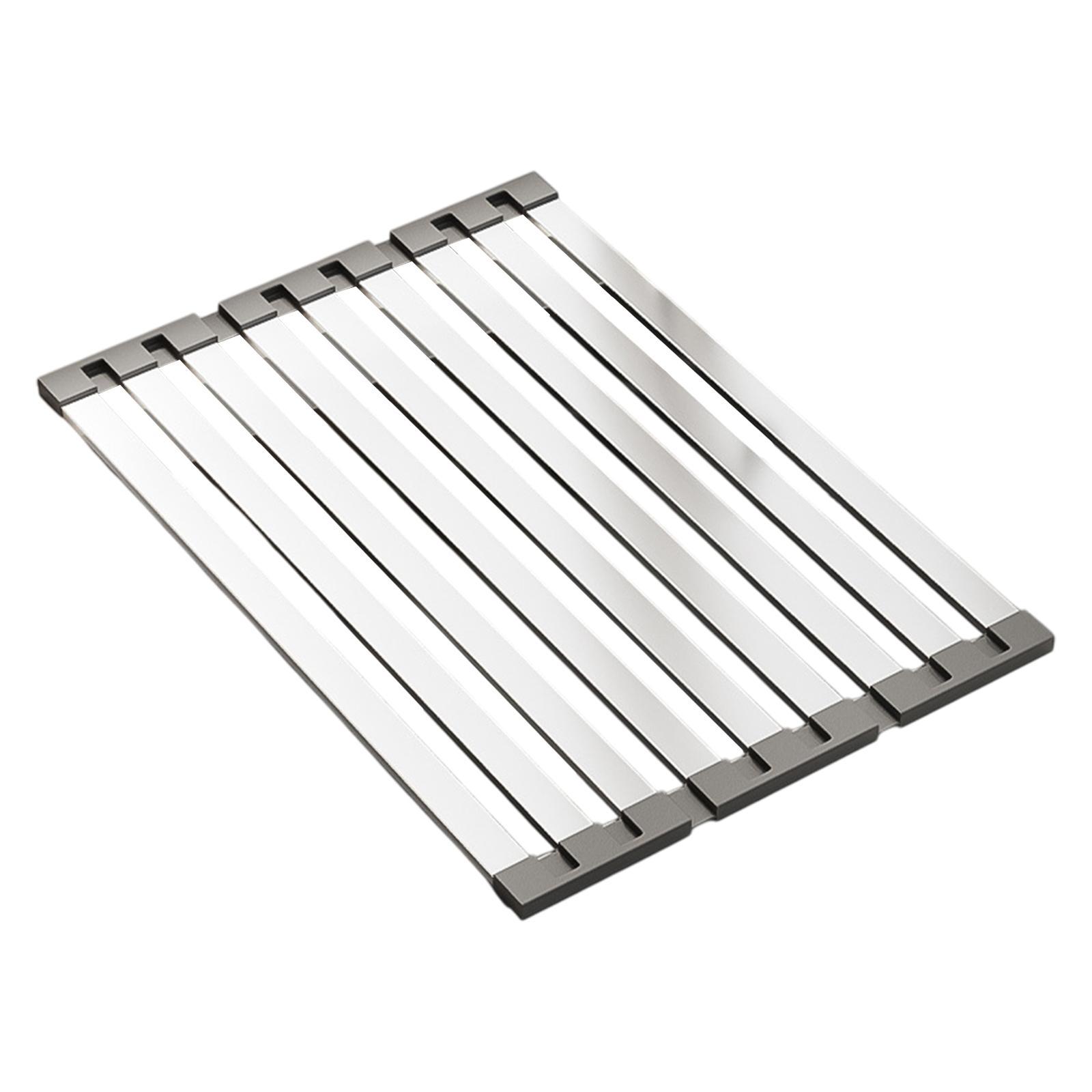 Magideal - Rejilla Para Secar Platos, Rejilla Para Escurrir Para Fregadero De Cocina, Rejilla Para Secar Fregadero, Escurridor De Platos Plegable Para Tazas De 45Cm X 325Cm