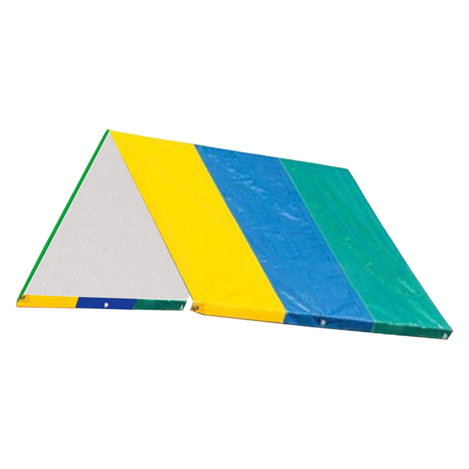 Ioensy - Juego De Columpios Impermeables Reemplazo De Lona Techo Tienda Sombrilla Verde Amarillo Azul