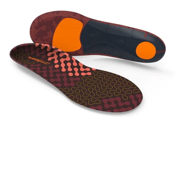 Plantillas Superfeet Run Cushion para arco bajo, recortables para ajuste