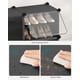 thumbnail image 5 of Zapatero SONGMICS de 10 niveles para 40 pares, negro transparente, 5 of 5