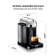 thumbnail image 3 of Máquina de café y espresso Nespresso Vertuo BNV250CRO1BUC1, 3 of 6