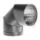 thumbnail image 1 of Conector de codo para tubo de estufa DuraVent DVL 6DVL-E90, 15 cm, negro, 1 of 9