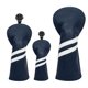 thumbnail image 2 of 3x Golf Wood Head Cover Headcover Con Protector De Etiqueta De Número Intercambiable Azul Oscuro, 2 of 5