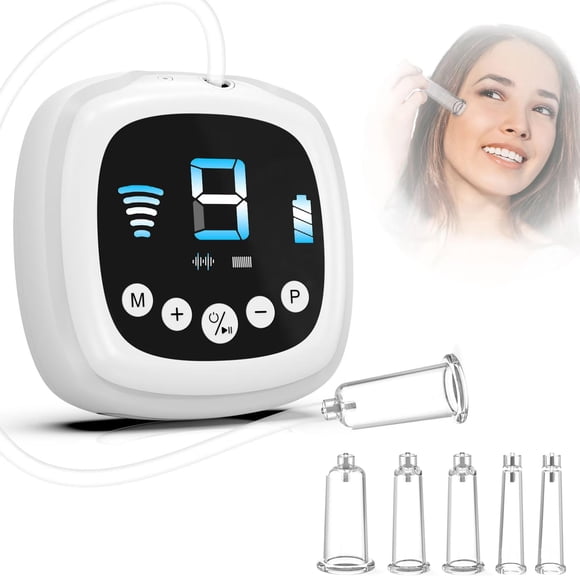 Set de ventosas faciales eléctricas Alitake 3 en 1 con 3 modos y 5 frecuencias