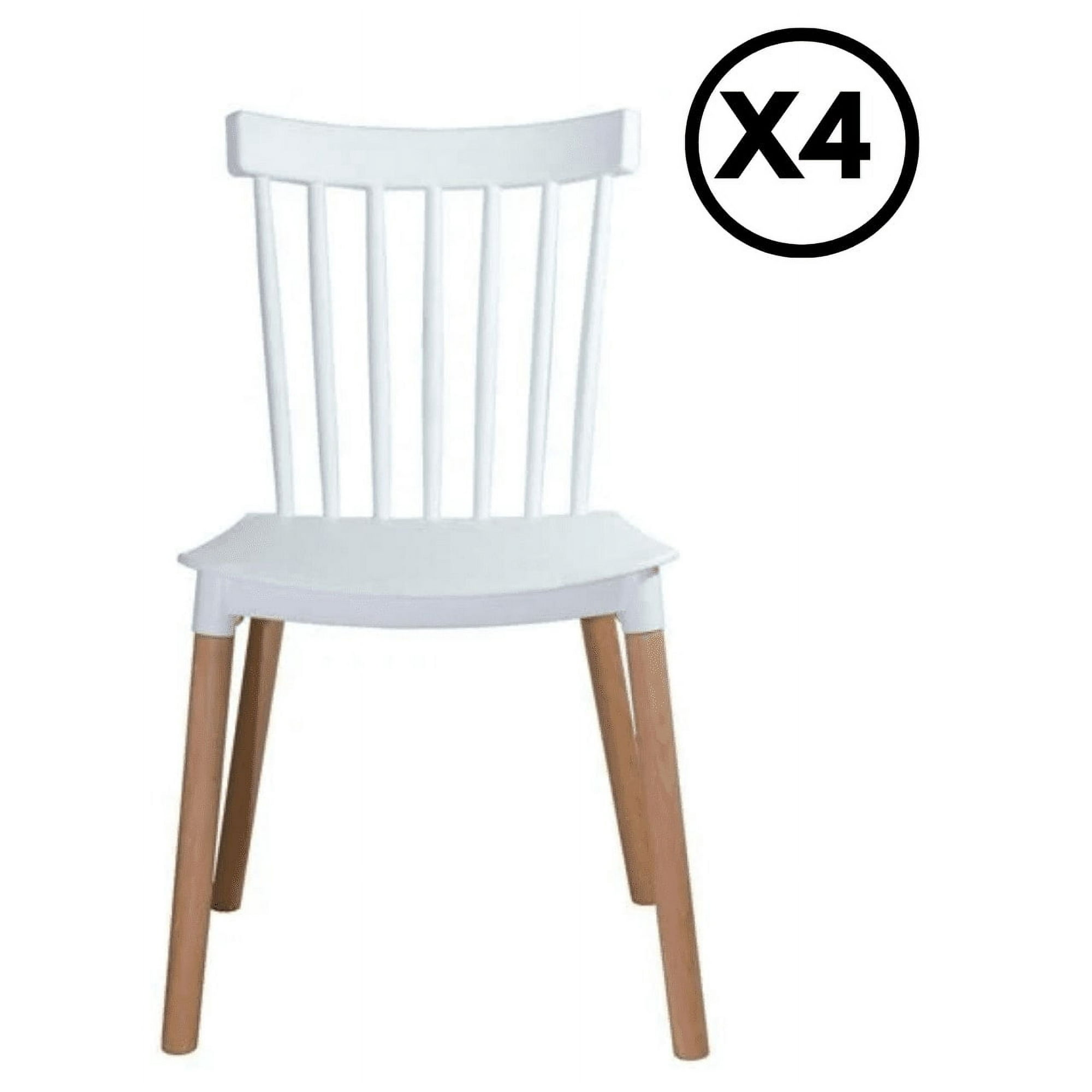 Moadchile - Pack 4 Sillas Windsor Blancas