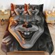 thumbnail image 1 of Pennywise Bedding Set Duvet Cover Comfortable and Lightweight Cartoon Bedding 3 Piece Bed Set, 1 of 5