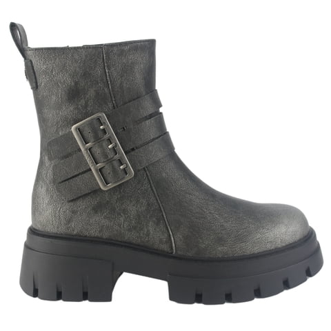 Botin Chalada Mujer Rustnew-1 Plateado Casual