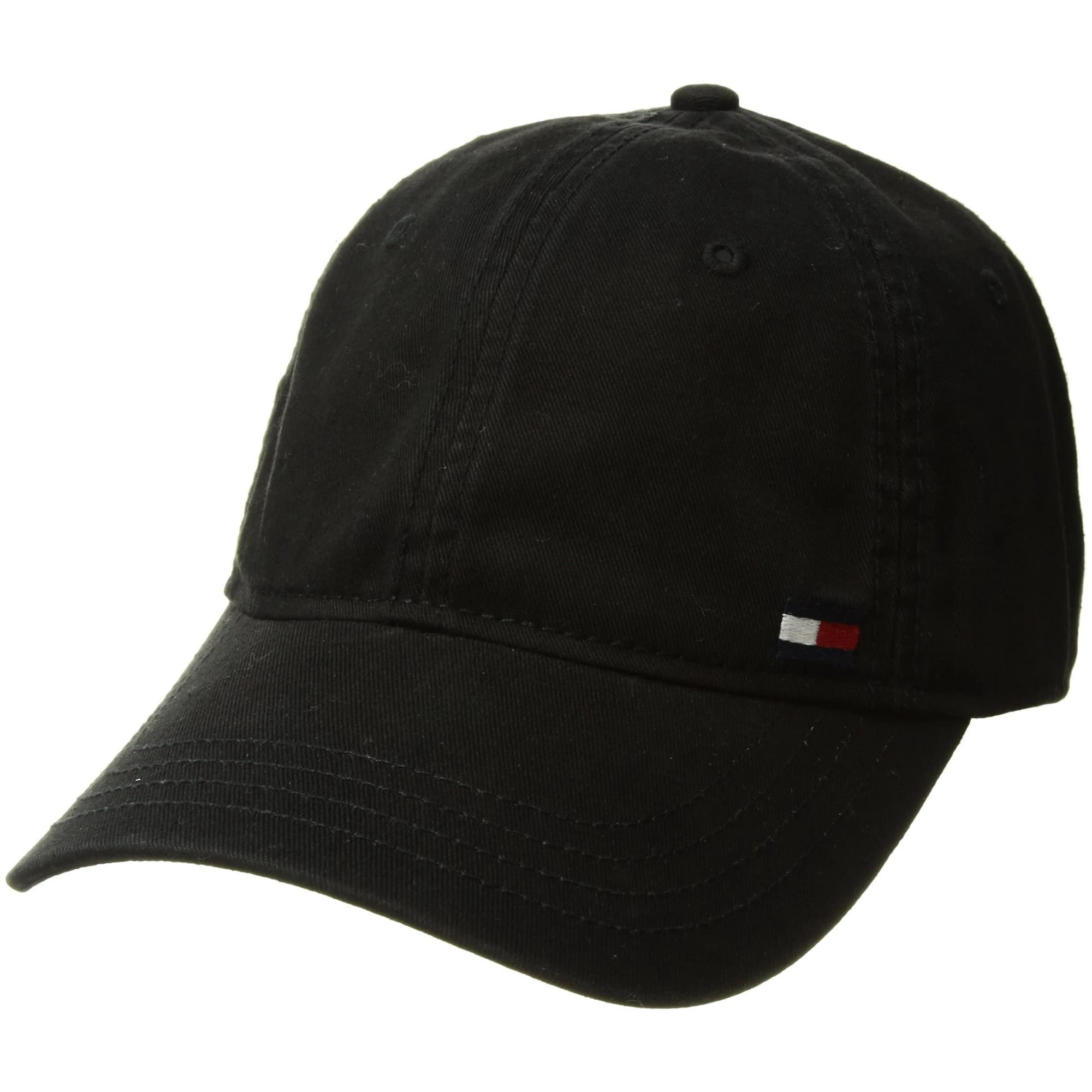 Gorra Tommy Hilfiger Billy Corner Con Bandera Para Hombre, Color Negro