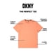 thumbnail image 2 of Camisa DKNY de algodón suave coral con cuello redondo, corte clásico, 2 of 7