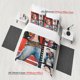 thumbnail image 1 of Artist Vinson Stage Red and Black Jacket Collage Pattern Bedding Set Soft and Comfortable, 1 of 1