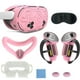 thumbnail image 1 of Kit de accesorios 7 en 1 para el casco de realidad virtual Meta Quest 3: empuñaduras para el mando, correa de mano, funda facial de silicona y juego de protectores de lente.-Rosa, 1 of 5