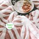 thumbnail image 3 of Manta UKELER, suave y lujosa, forro polar sherpa, 150 x 125 cm, rosa, 3 of 9